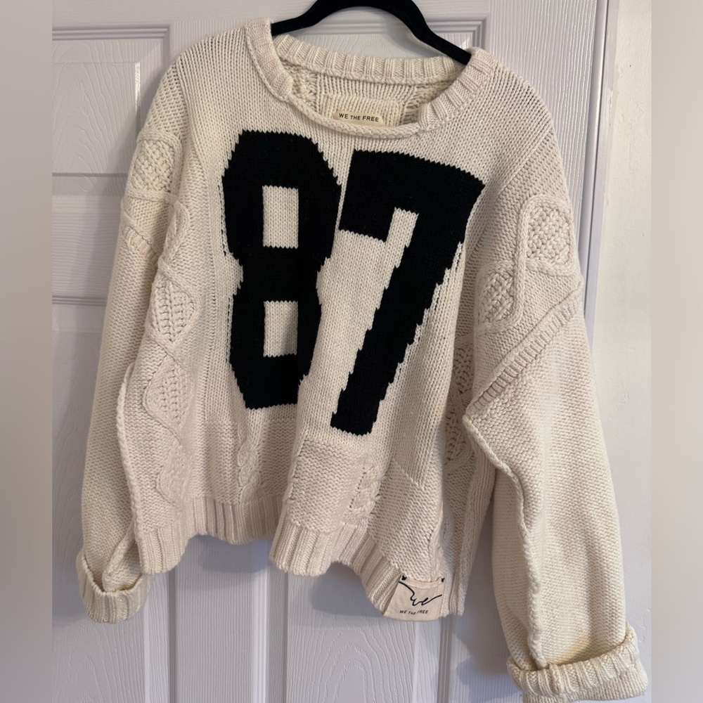 We the Free Free People 87 sweater sz M